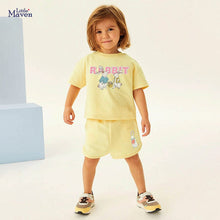 Load image into Gallery viewer, 22321TG-Summer short-sleeved RABBIT printed cotton top + shorts set