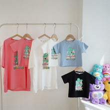 Load image into Gallery viewer, 24071PCW-Summer Korean ICE CREAM Bear Cotton Parent-child Top