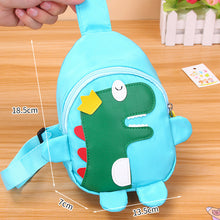 Load image into Gallery viewer, 82601AC- Korean cartoon little dinosaur crossbody canvas bag