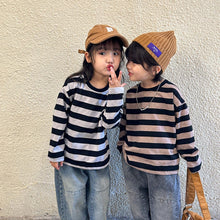 Load image into Gallery viewer, Q83322SE-Spring and Autumn Pure Cotton Striped Long Sleeve Top