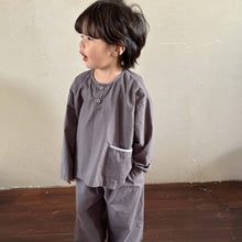 將圖片載入圖庫檢視器 Q83061TG-韓版純棉春秋休閒兒童套裝