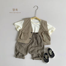 Load image into Gallery viewer, 88057SE-Spring and summer mountain retro workwear vest top