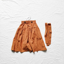 Load image into Gallery viewer, 22028PCW-Summer parent-child outfit Japanese style simple female style cotton long suspender skirt