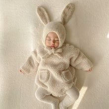 Load image into Gallery viewer, Y9395LS-Newborn double-faced fleece warm jumpsuit