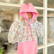 Load image into Gallery viewer, Y9441LS-Summer floral stitching halter back swimsuit