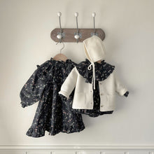 Load image into Gallery viewer, Y9376LS-Autumn rural style stand collar ruffled skirt