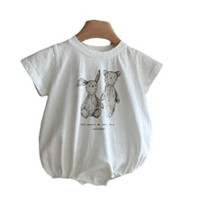 Load image into Gallery viewer, Y9448LS-Summer short-sleeved bunny print bodysuit