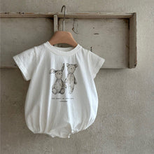 Load image into Gallery viewer, Y9448LS-Summer short-sleeved bunny print bodysuit