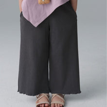 Load image into Gallery viewer, BB-2406PA-Japanese ribbed spring and summer wide-leg pants parent-child outfit