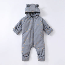 Load image into Gallery viewer, D22877LS-Winter Bear Hooded Plush Nordic Style Warm Jumpsuit