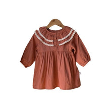 Load image into Gallery viewer, Y6340LS- Korean baby lace large lapel princess dress