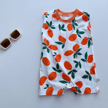 Load image into Gallery viewer, 6205LS-Korean style baby summer sleeveless printed crawling clothes