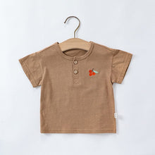 Load image into Gallery viewer, D24332SE-Summer fruit embroidered short-sleeved top