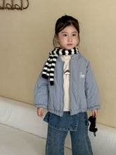 Load image into Gallery viewer, DK250688PA-秋冬季抓絨假兩件牛仔款褲