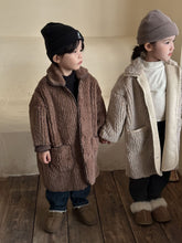 Load image into Gallery viewer, D83536SE-Children's imitation rabbit fur coat girls fur 2023 new autumn and winter boys' clothing mid-length baby coat