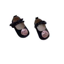Load image into Gallery viewer, X917AC-Korean imitation silk rose soft sole toddler shoes