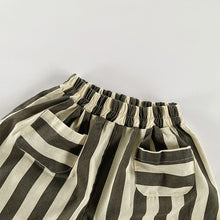 Load image into Gallery viewer, 2256PA-Summer striped simple Japanese and Korean thin cotton trousers