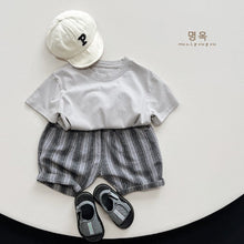 Load image into Gallery viewer, 23080SE-Summer men and women all-match Korean style basic black, white and gray short-sleeved casual loose tops