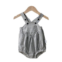Load image into Gallery viewer, Y9245LS-Summer thick striped suspenders style bodysuit