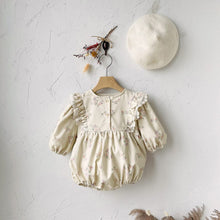 Load image into Gallery viewer, Y9309LS-Autumn Puff Sleeve Small Floral Newborn Baby Clothes