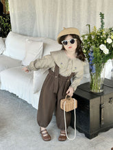 Load image into Gallery viewer, XPX283LS-Korean Spring Bud Solid Color Overalls