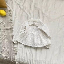 Load image into Gallery viewer, Y7302SE-Autumn Korean version of baby girl embroidery patchwork shirt