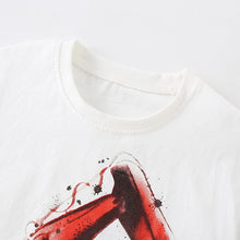 Load image into Gallery viewer, 9268SE-Summer European and American children's casual short-sleeved handsome round-neck excavator top