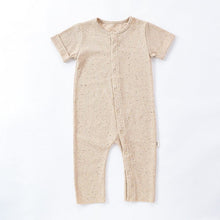 Load image into Gallery viewer, D24326LS-Spring and Summer Nordic Style Oatmeal Short-sleeved Triangle Belly Protector & Long-sleeved Climbing Suit & Hat (Three styles ordered separately)