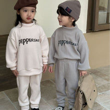 Load image into Gallery viewer, D83577TG-Autumn Half-High Collar Sweater Children's Set