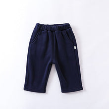 Load image into Gallery viewer, D23344PA-Infant and toddler solid color plus velvet and thickened cotton pants
