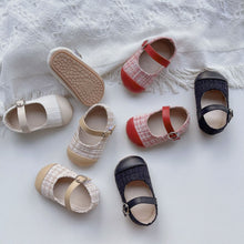 Load image into Gallery viewer, X909AC-Spring Chanel style soft bottom non-slip toddler shoes