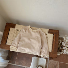 Load image into Gallery viewer, M2514041TG-秋季女童花荷葉花邊上衣&背心連體長褲