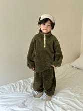 Load image into Gallery viewer, DZ240190JG-Autumn and winter flannel thickened top + trousers home set