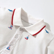 Load image into Gallery viewer, 22031TG-Little maven European and American summer children's POLO shirt shorts two-piece suit