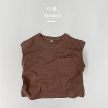Load image into Gallery viewer, 1226SE- Korean style casual children's loose sleeveless outer wear vest