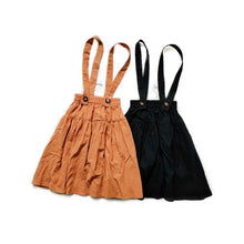 Load image into Gallery viewer, 22028PCW-Summer parent-child outfit Japanese style simple female style cotton long suspender skirt
