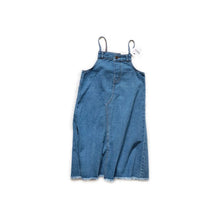 Load image into Gallery viewer, 22048PCW-Spring and Summer Japanese Long Irregular Parent-child Suspender Denim Skirt