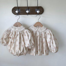 Load image into Gallery viewer, Y7321SE-Girls Lace Collar Long Sleeve Shirt