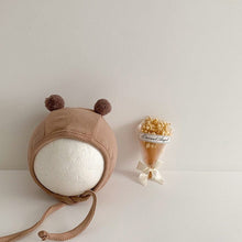 Load image into Gallery viewer, D23306AC-Baby cute wool ball pure cotton earmuffs