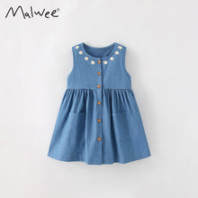 Load image into Gallery viewer, 9319DS-Summer European and American children's vest dress