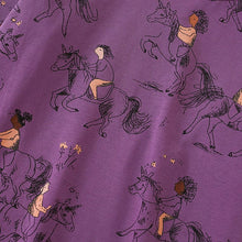 Load image into Gallery viewer, 8739TG-Autumn malwee European and American children's round neck riding long-sleeved top + trousers two-piece set