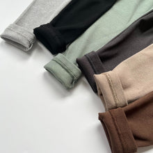 Load image into Gallery viewer, BB-2316PA-Autumn and winter Japanese style color matching leggings for middle and large children