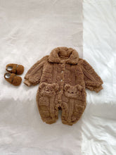 Load image into Gallery viewer, H10057LS-Super cute baby bear jumpsuit home clothes