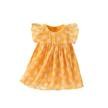 Load image into Gallery viewer, 9352DS-Summer European and American children's casual round neck floral dress