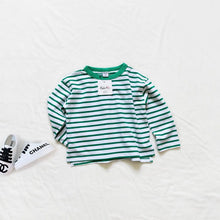 Load image into Gallery viewer, 23019PCW-Japanese loose cotton striped long-sleeved top parent-child outfit
