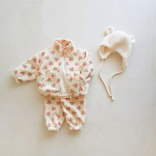 Load image into Gallery viewer, Y8380TG- Thickened stand collar double-sided fleece zipper jacket and trousers suit