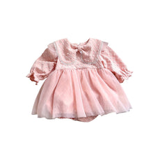 Load image into Gallery viewer, 2401414DS-Spring mesh pearl small fragrance style skirt