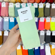 Load image into Gallery viewer, M-1605AC-Korean MARIAN Morandi color long tube socks for adults (5 pairs minimum order, can be mixed colors)