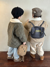 Load image into Gallery viewer, D83097SE-Winter Korean style fur collar short plus velvet thickened corduroy jacket