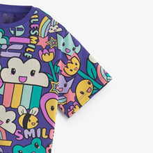 Load image into Gallery viewer, 8365SE-malwee casual printed short-sleeved top for small and medium-sized children